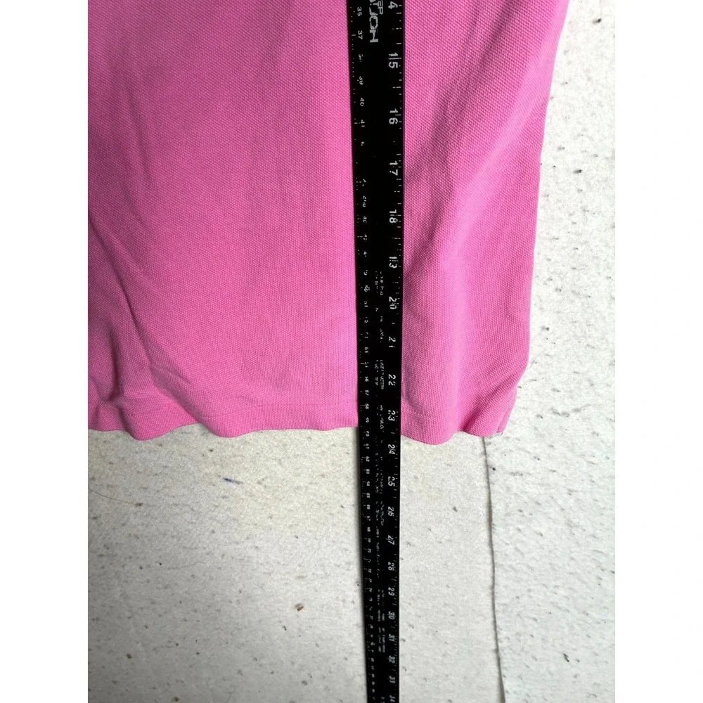 Ralph Lauren The Skinny Polo Shirt Men's Large Pink Golf Performance Pony Logo